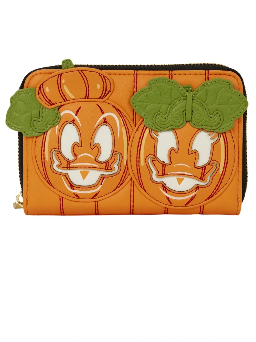Loungefly Donald & Daisy Jack-0'-Lantern Exclusive Glow Mini Backpack & Wallet